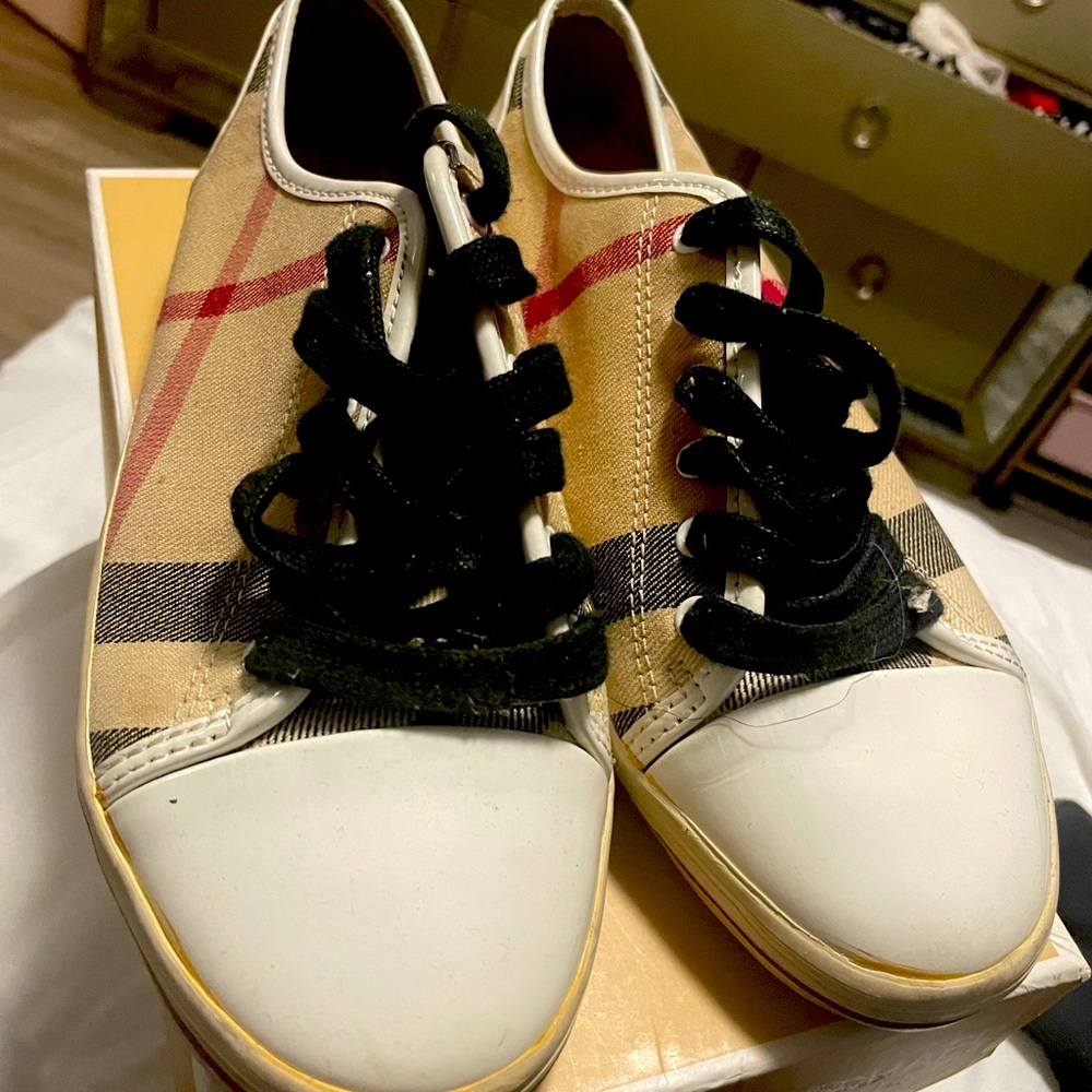 Burberry sneakers. Old design brought about 10 years ago